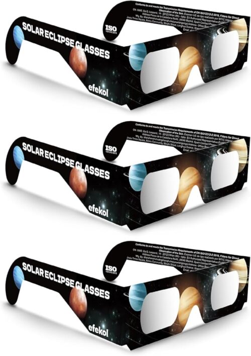 Efekol Gafas Eclipse Solar Homologadas 3 Pack Amazon Efekol Gafas Eclipse Solar Homologadas 3 Pack Amazon