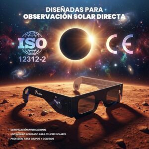 Suum gafas eclipse solar certificación internacional observación directa Suum gafas eclipse solar certificación internacional observación directa