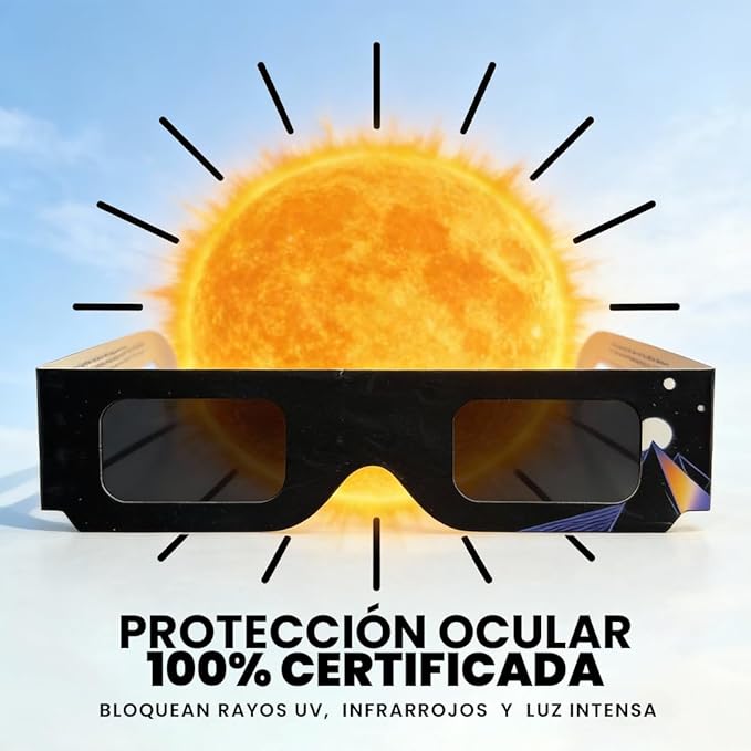 Suum gafas eclipse solar homologadas 100% certificadas amazon Suum gafas eclipse solar homologadas 100% certificadas amazon