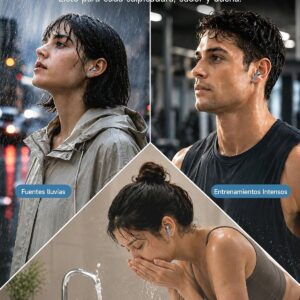 Amazon euqq auriculares cascos resistente al agua lavado de la cara Amazon euqq auriculares cascos resistente al agua lavado de la cara