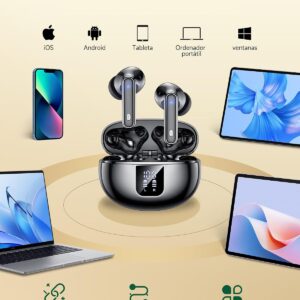 Amazon euqq auriculares cascos inalámbricos compatibilidad universal Amazon euqq auriculares cascos inalámbricos compatibilidad universal