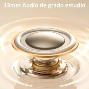 Euqq auriculares cascos inalambricos bluetooth con controladores de audio Euqq auriculares cascos inalámbricos bluetooth con controladores de audio