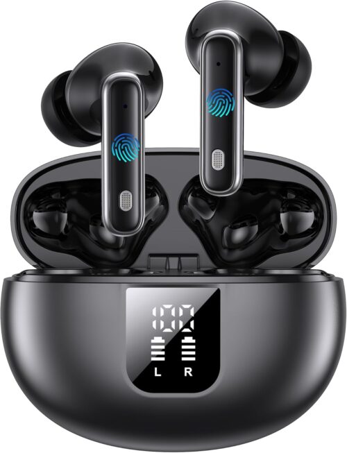 Euqq auriculares inalambricos bluetooth 6 ajuste cómodo 6 mics enc 36h Euqq auriculares inalámbricos bluetooth 61 ajuste cómodo 6 mics enc 36h