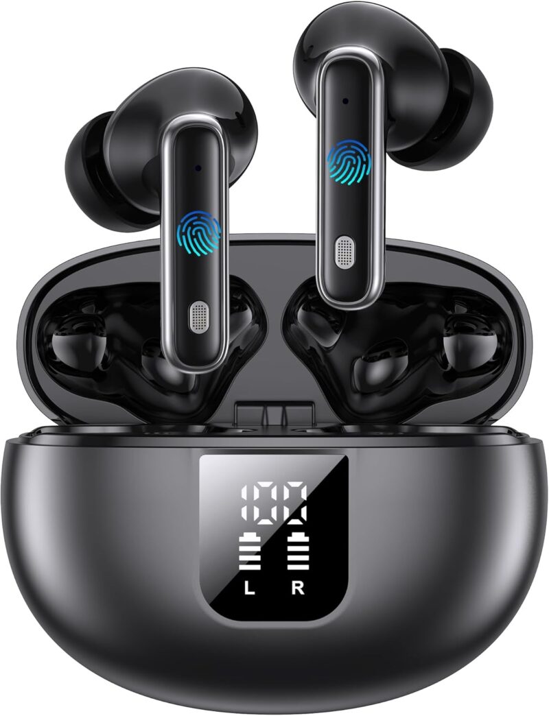 Euqq auriculares inalambricos bluetooth 6 ajuste cómodo 6 mics enc 36h Euqq auriculares inalámbricos bluetooth 61 ajuste cómodo 6 mics enc 36h