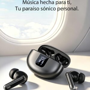 Euqq auriculares inalámbricos bluetooth amazon Euqq auriculares inalámbricos bluetooth 6. 1, ajuste cómodo, 6 mics enc, 36h