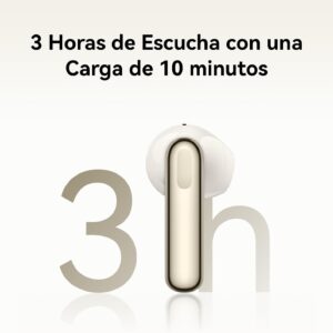 Auriculares huawei con 10 minutos de carga dura 3 horas Auriculares huawei con 10 minutos de carga dura 3 horas