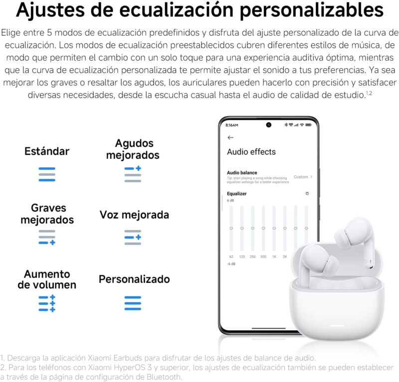 Auriculares inalámbricos redmi buds 8 lite ecualizador Auriculares inalámbricos redmi buds 8 lite ecualizador
