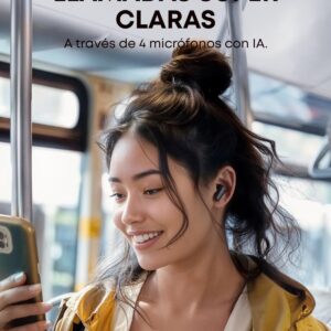 Auriculares inalambricos anker soundcore 4 microfonos con ia Auriculares inalambricos anker soundcore 4 microfonos con ia